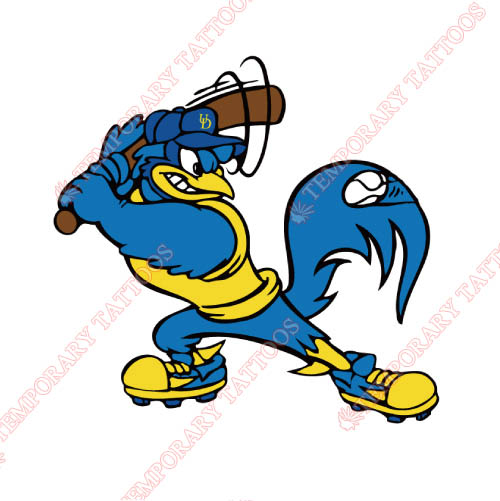 Delaware Blue Hens Customize Temporary Tattoos Stickers NO.4232
